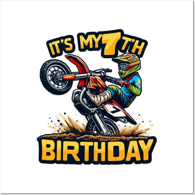 7th Birthday Wall Art by Vehicles-Art